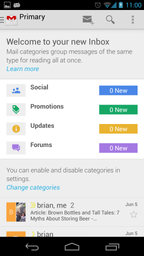 gmail on android