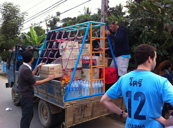 packing the truck