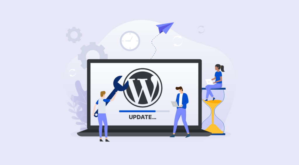 wordpress updates feature image