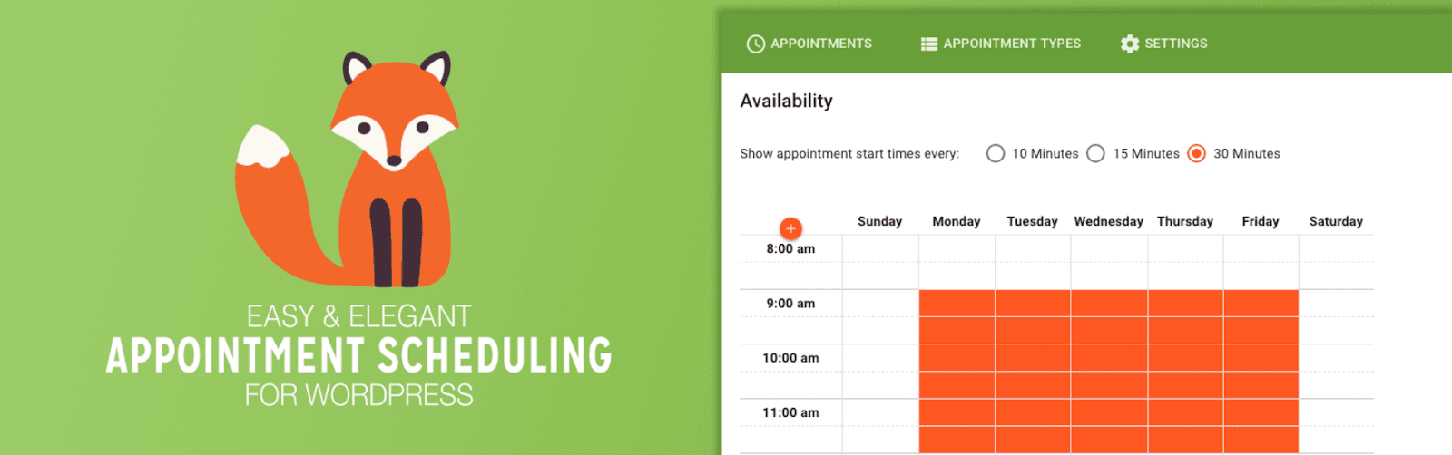 Simply Schedule Appointments banner