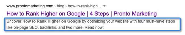 Getting the most out of your meta descriptions