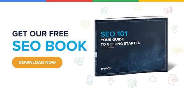 Free SEO eBook by Pronto Marketing