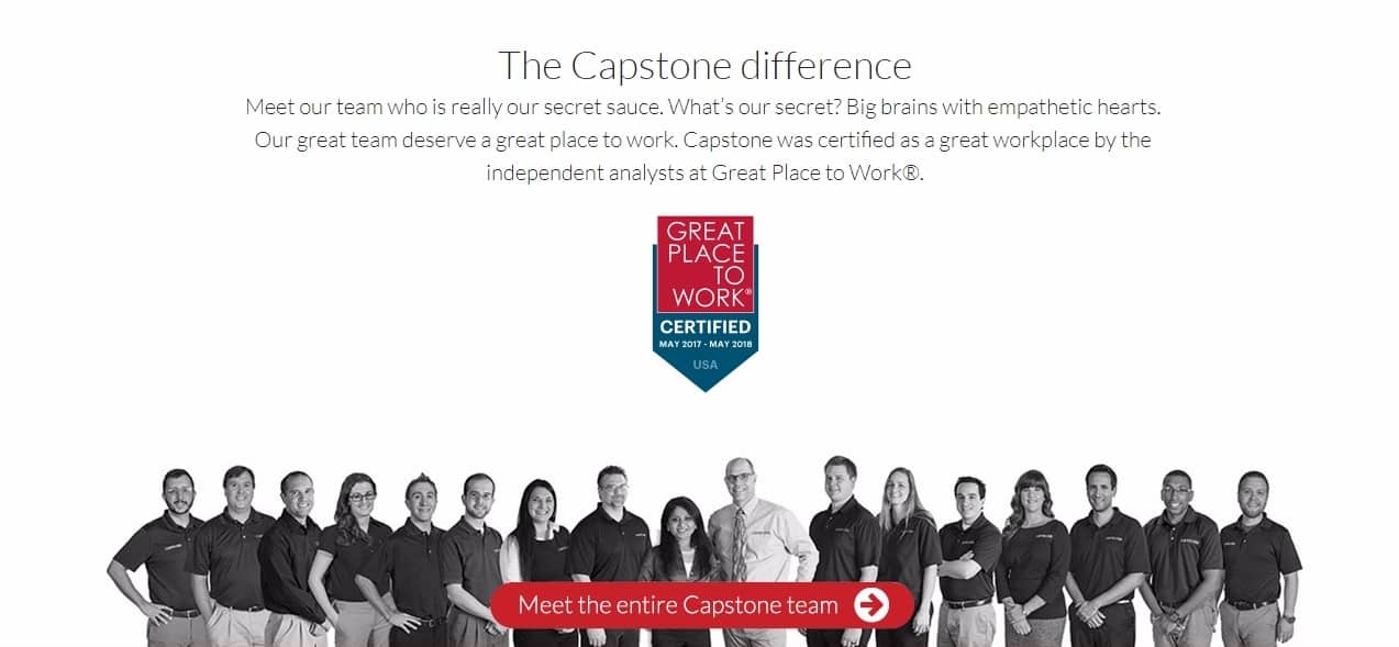 About Us website Page