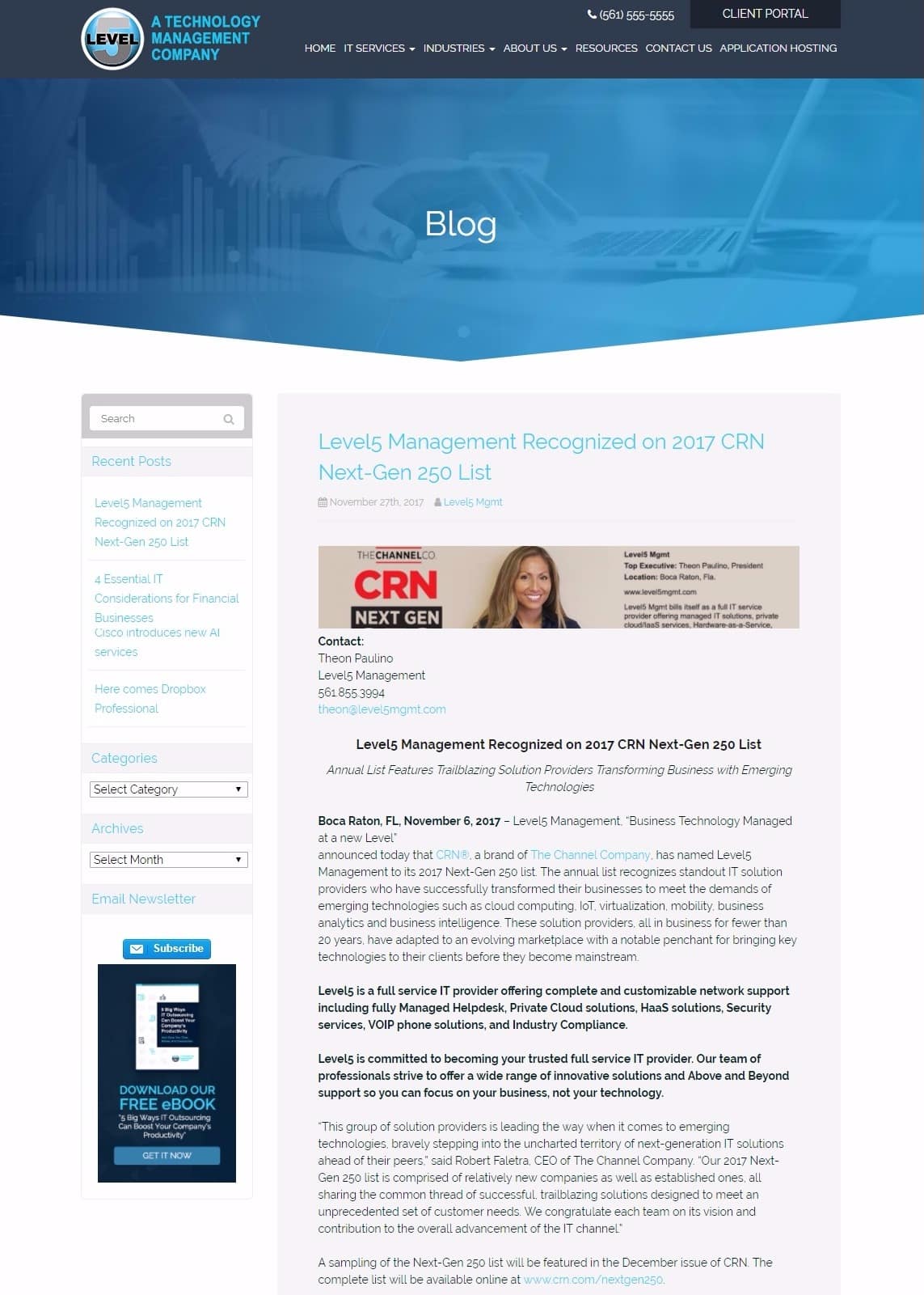 Thought Leadership Oriented Blog