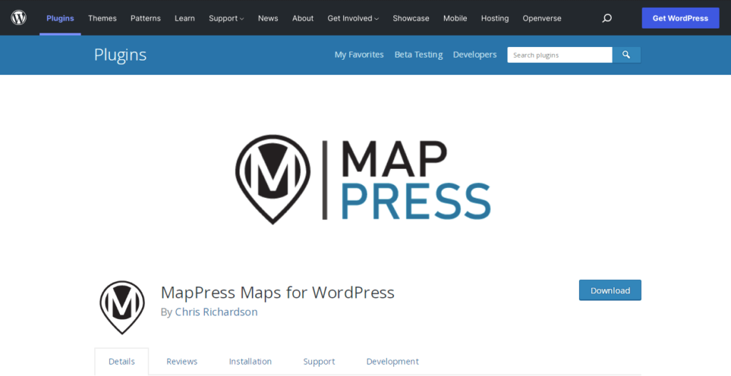 MapPress banner