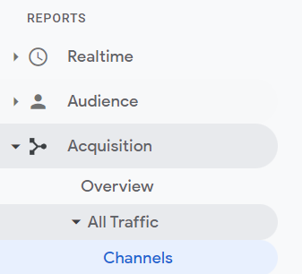 all channels report navigation