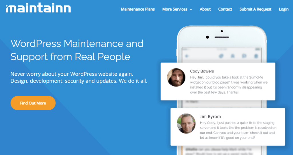 maintainn homepage banner