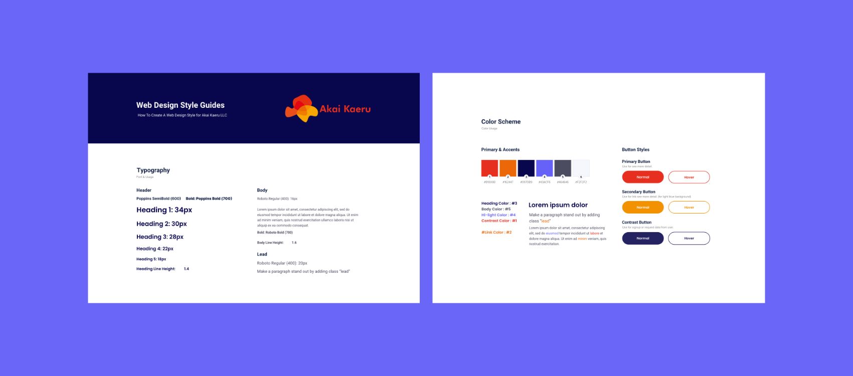 akai kaeru webdesign guidelines