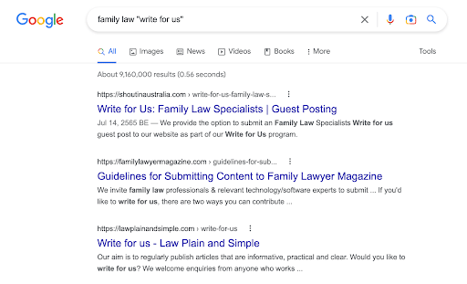 family law write for us