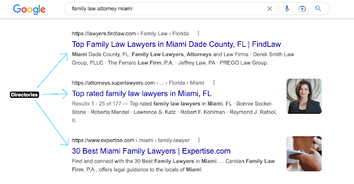 search directories