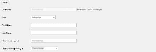 users role