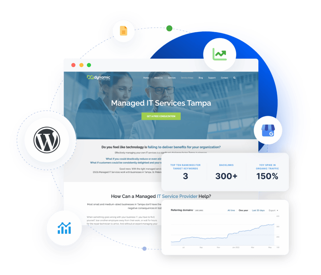 wordpress seo service banner