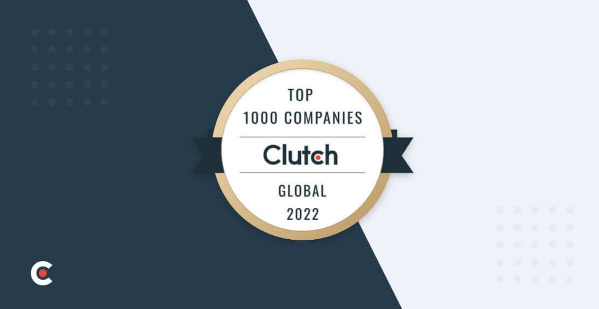 Clutch Awards Pronto Marketing as a Top 1000 Global Company