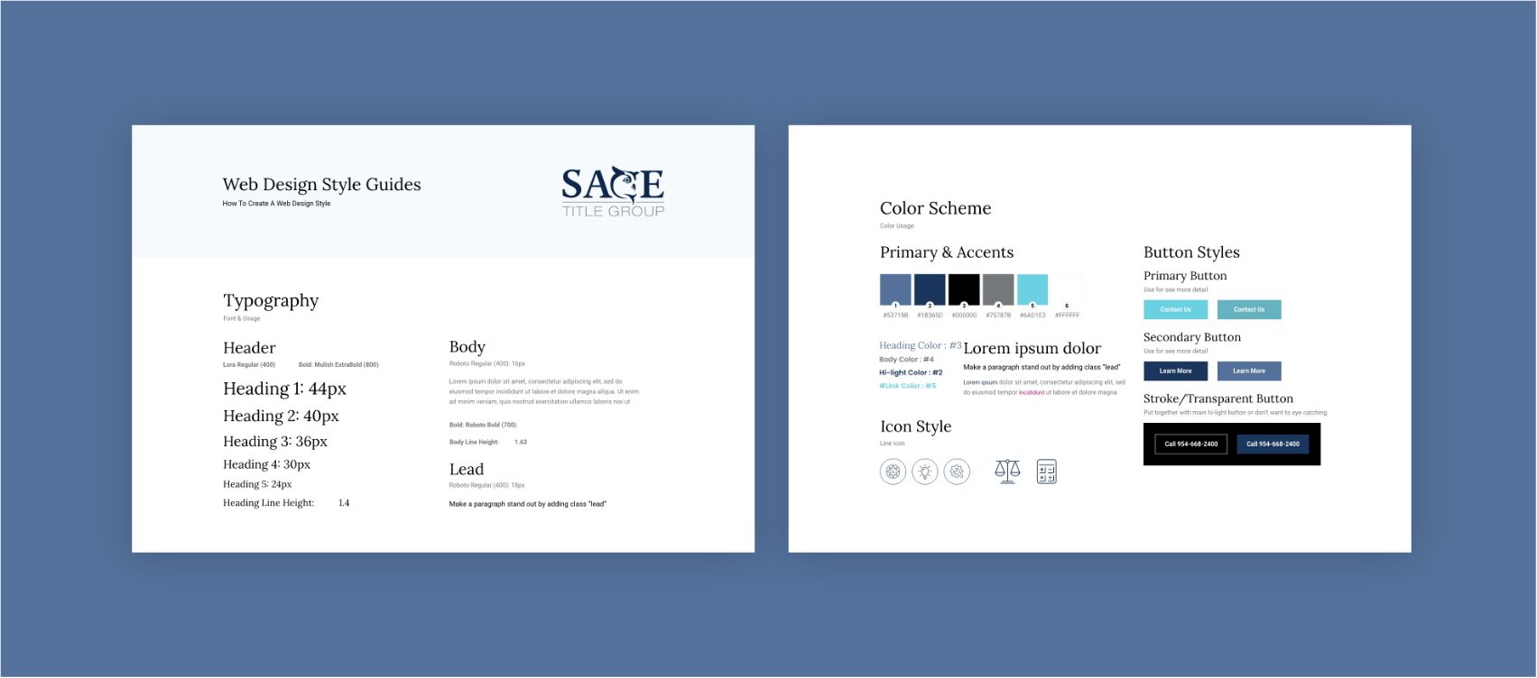 Sage Title Group guideline