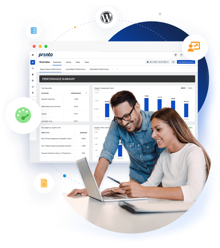 pronto dashboard