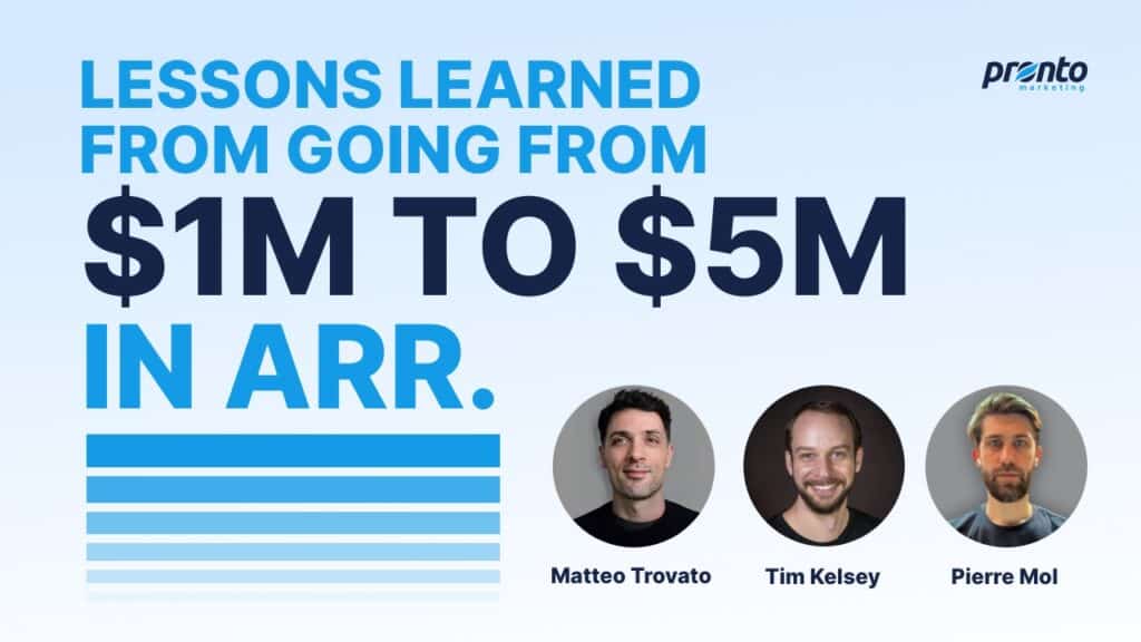Podcast Lessons learned from going form 1M to 5M