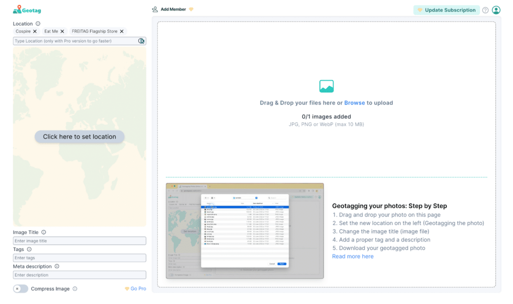 attract local customers with geo tagging