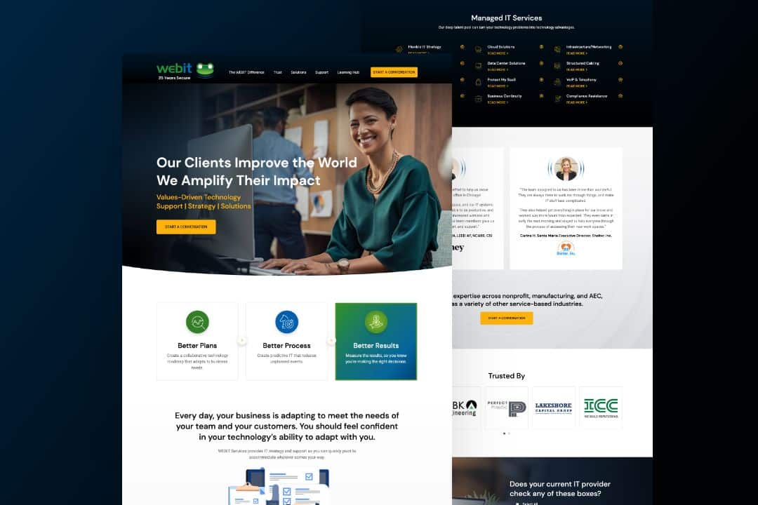webit services showcase hover