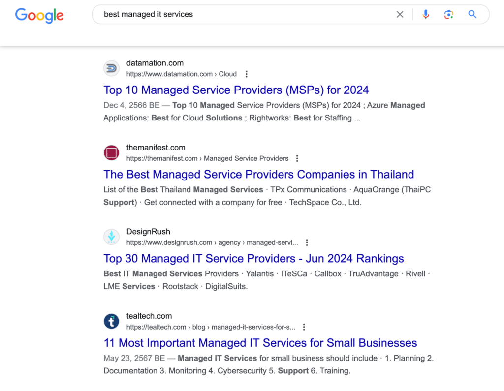 Searcher intent