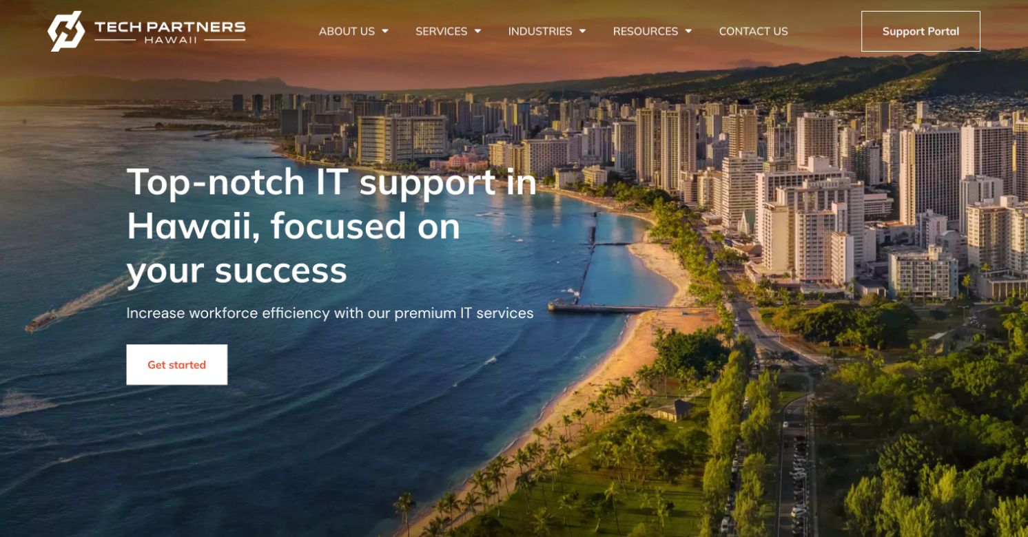 tech partners hawaii website