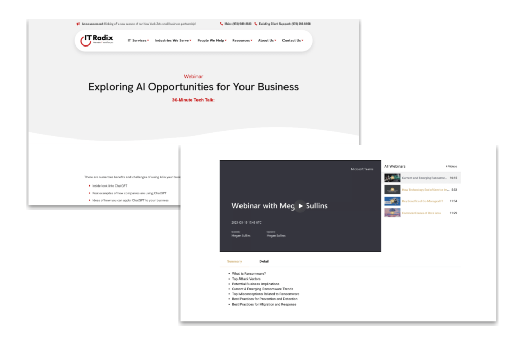 educational webinars