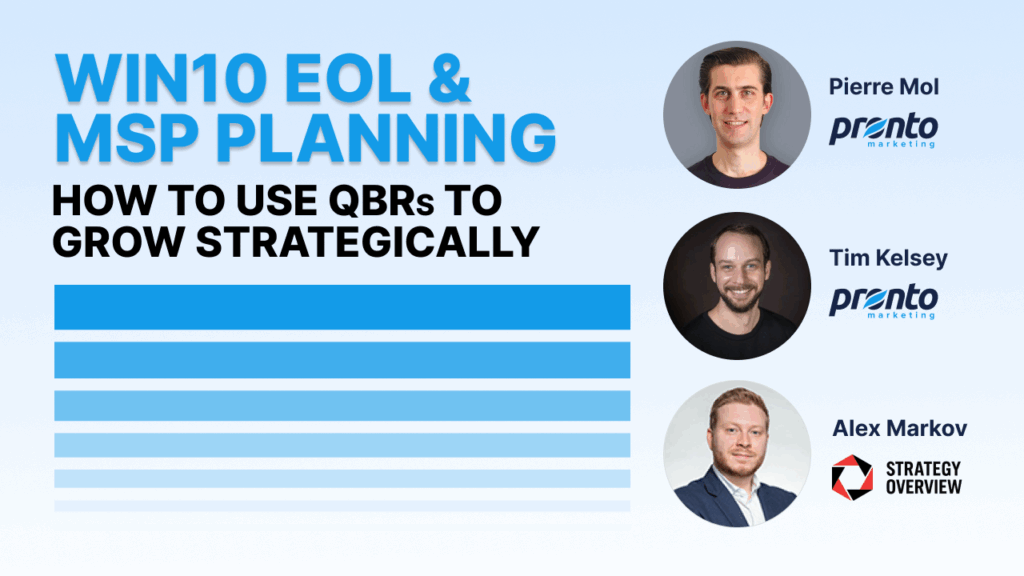 Windows 10 EOL and MSP Planning for Growth
