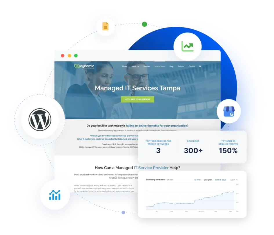 wordpress seo service banner