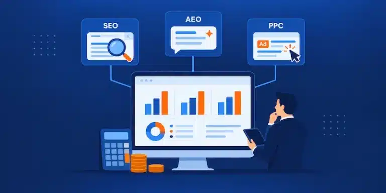 cost of seo aeo ppc for msp featured