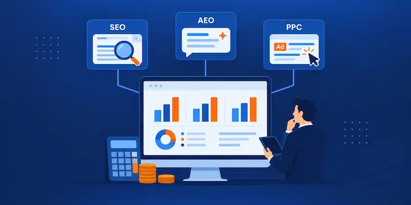 cost of seo aeo ppc for msp featured