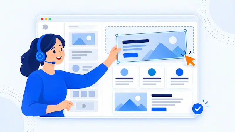 wordpress website support by a person