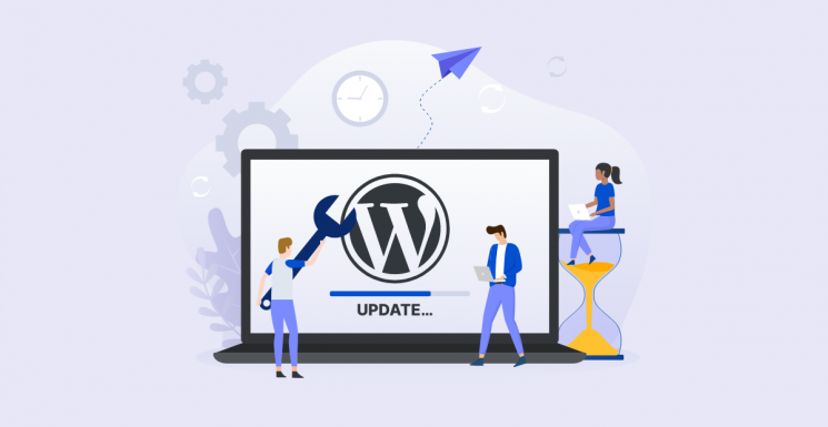 wordpress updates feature image